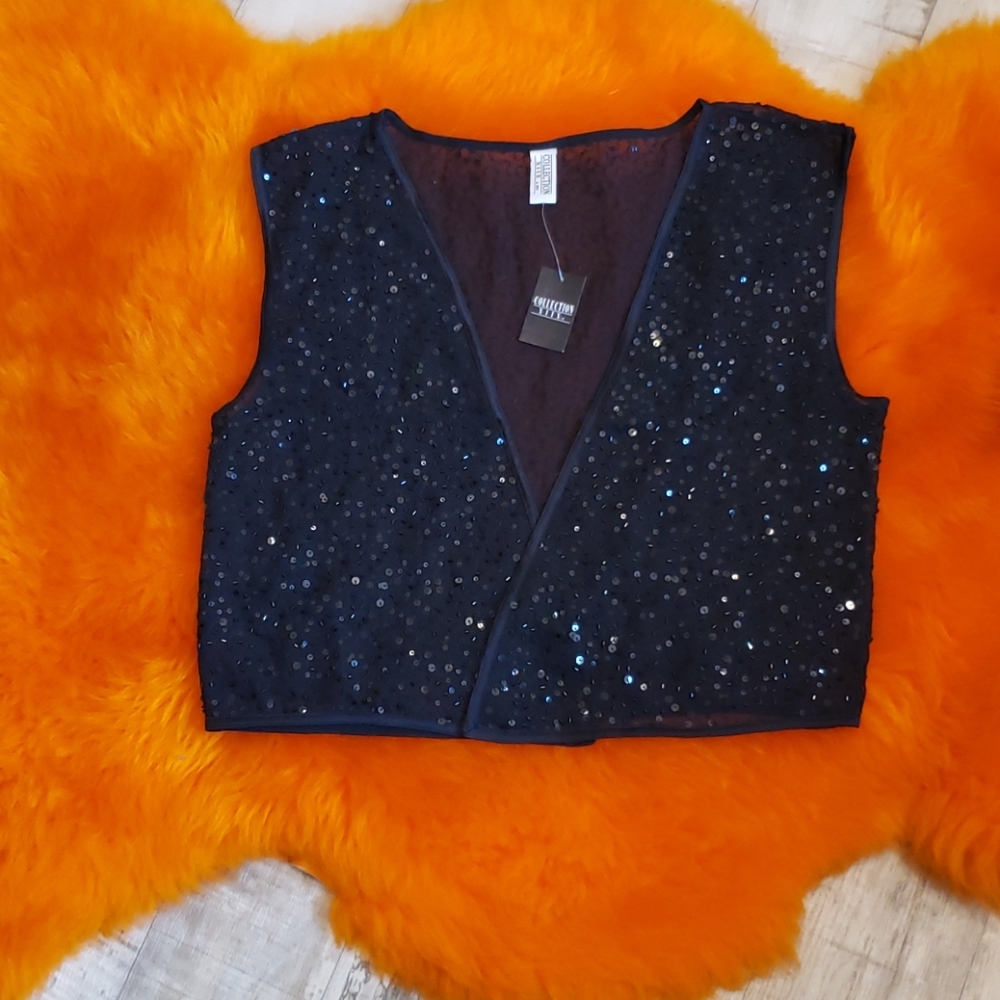 NWT Sequined Vest ❤